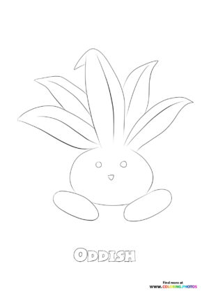 10 Fun Pokémon Coloring Pages Featuring the Charming Oddish