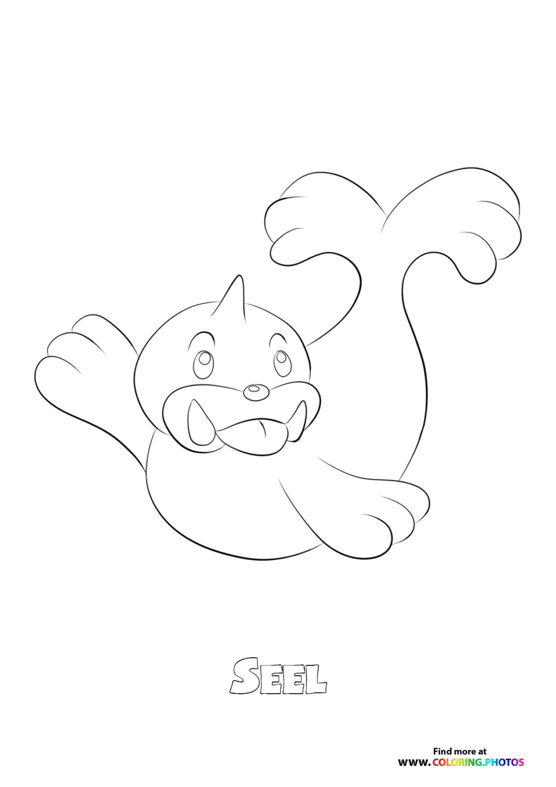 086 seel Coloring Pages for kids