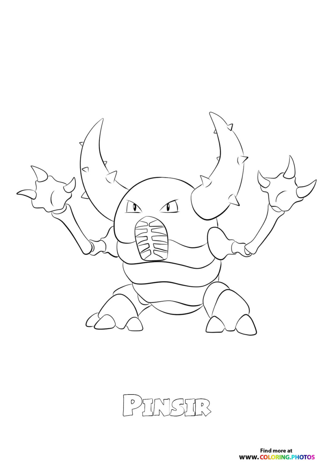 127 Pinsir Coloring Pages for kids
