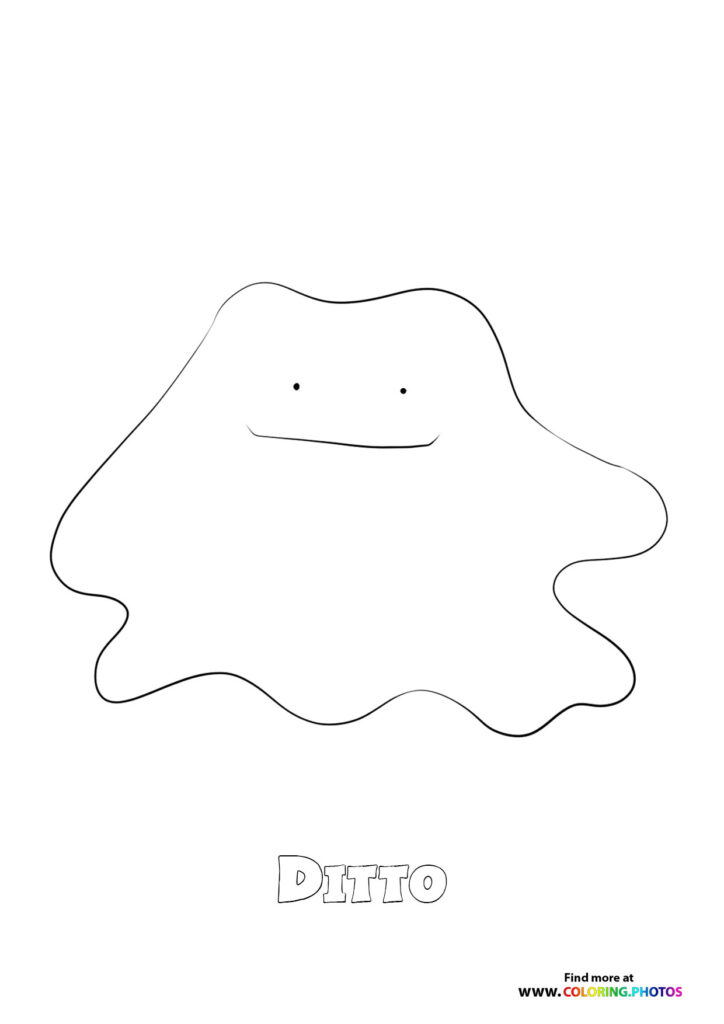132 Ditto Coloring Pages for kids
