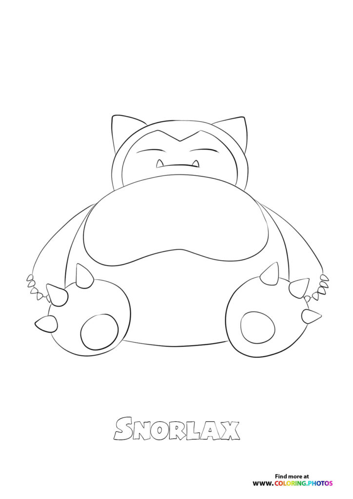 10 Delightful Snorlax Pokémon Coloring Pages to Unleash Your Creativity