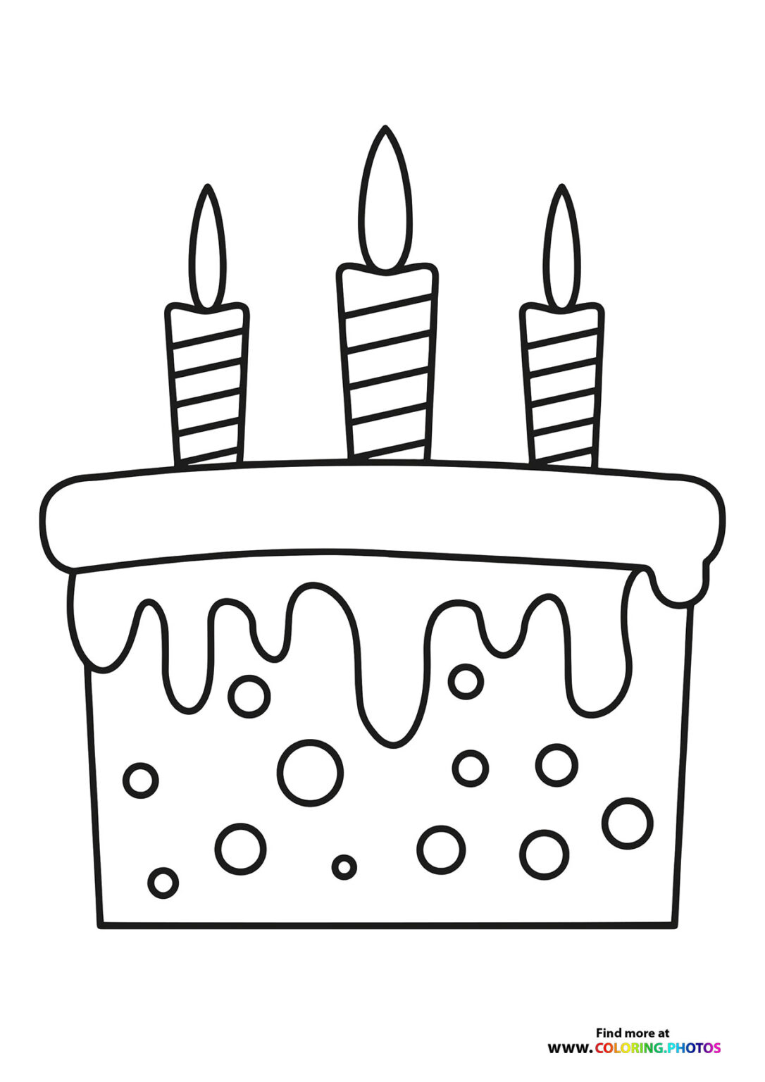 Happy Birthday - Coloring Pages for kids | Free and easy print or download