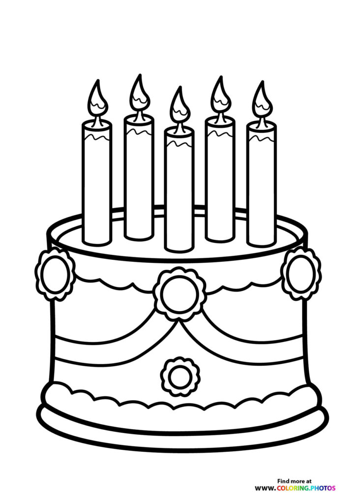 Happy Birthday - Coloring Pages for kids | Free and easy print or download