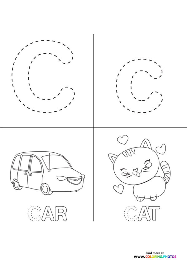 Letter A: Apple & Ant page 2