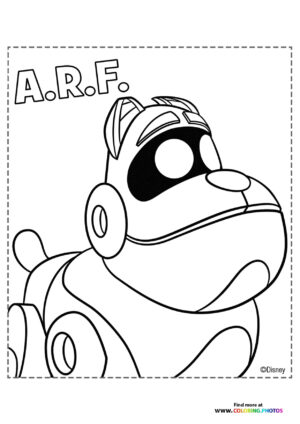 A.R.F coloring page