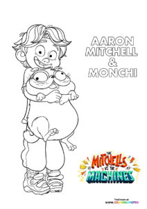 The Mitchells vs the Machines - Coloring Pages for kids