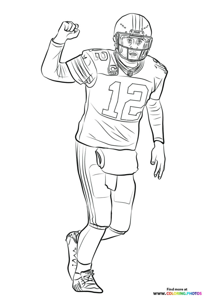 NFL Football - Coloring Pages for kids | Free and easy print or download