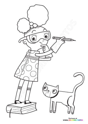 Ada Twist coloring page