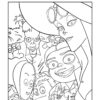 The Addams Family 2 having fun coloring page