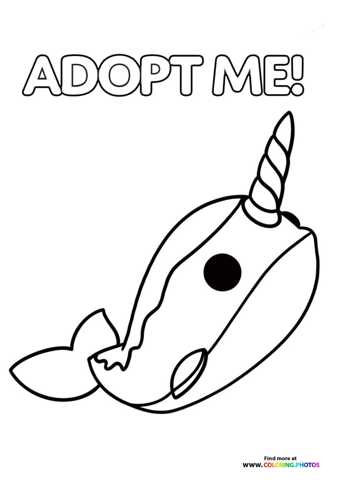 Adopt me Roblox friends - Coloring Pages for kids