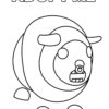 Adopt me Roblox! Zomby Buffalo coloring page