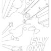 Adopt me! Fly On! coloring page