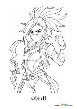 Akali from League of Legends