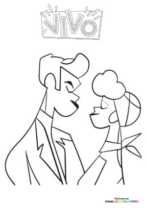 Andres and Marta coloring page