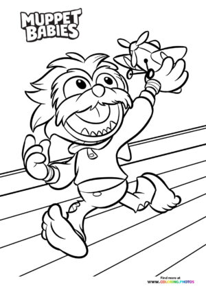 Animal - Muppet Babies coloring page