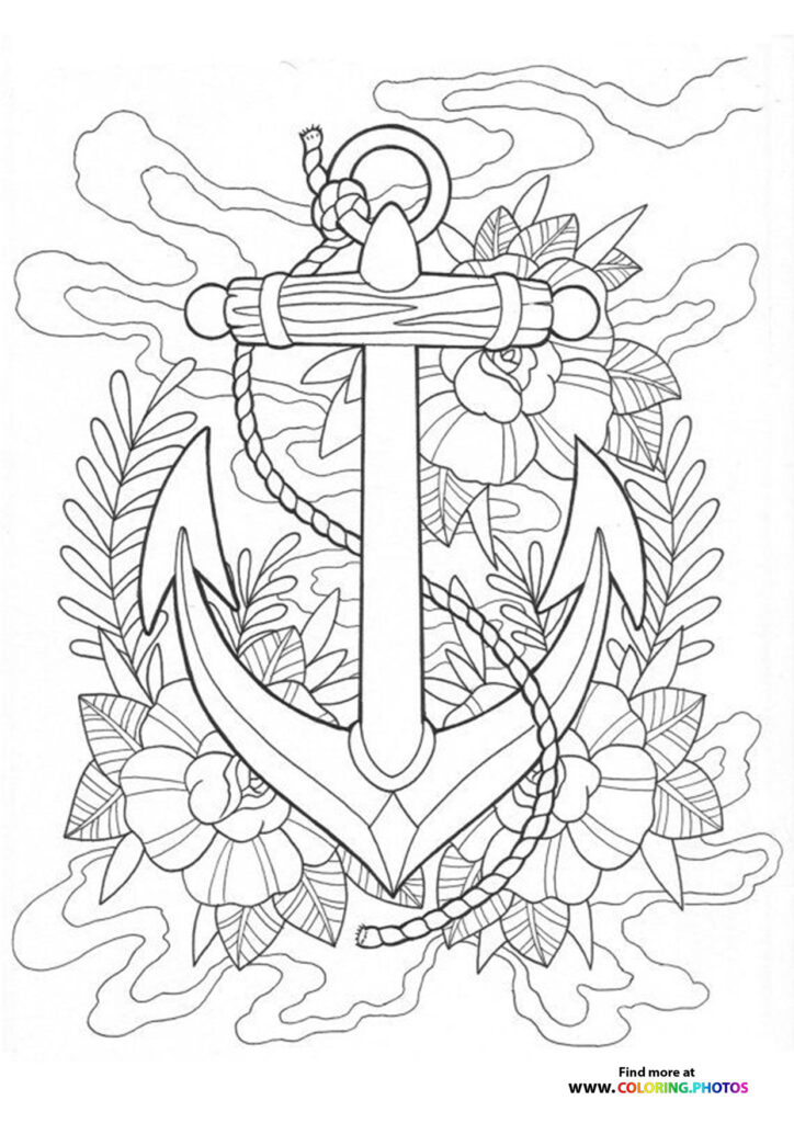 Tattoos - Adult Coloring Pages | Free And Easy Printable Pages Or Download