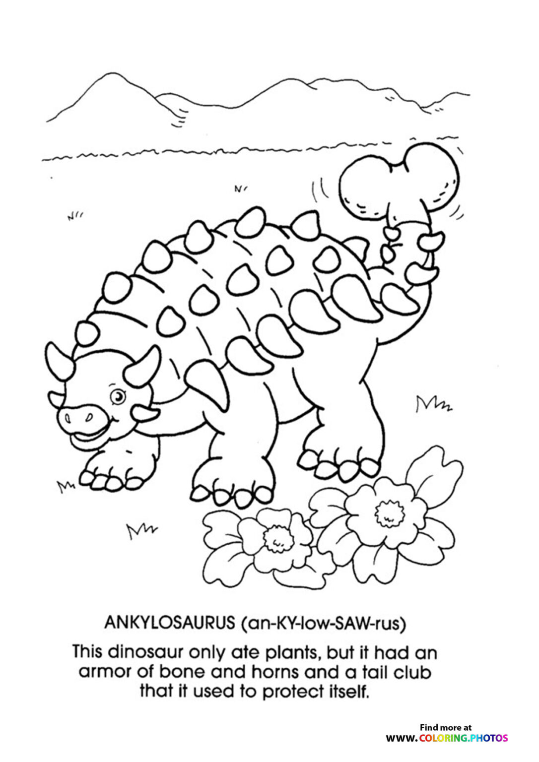 Анкилозавр по точкам