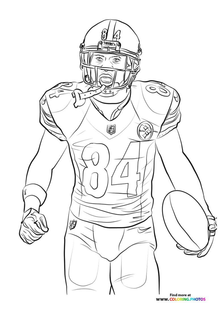 NFL Football - Coloring Pages for kids | Free and easy print or download