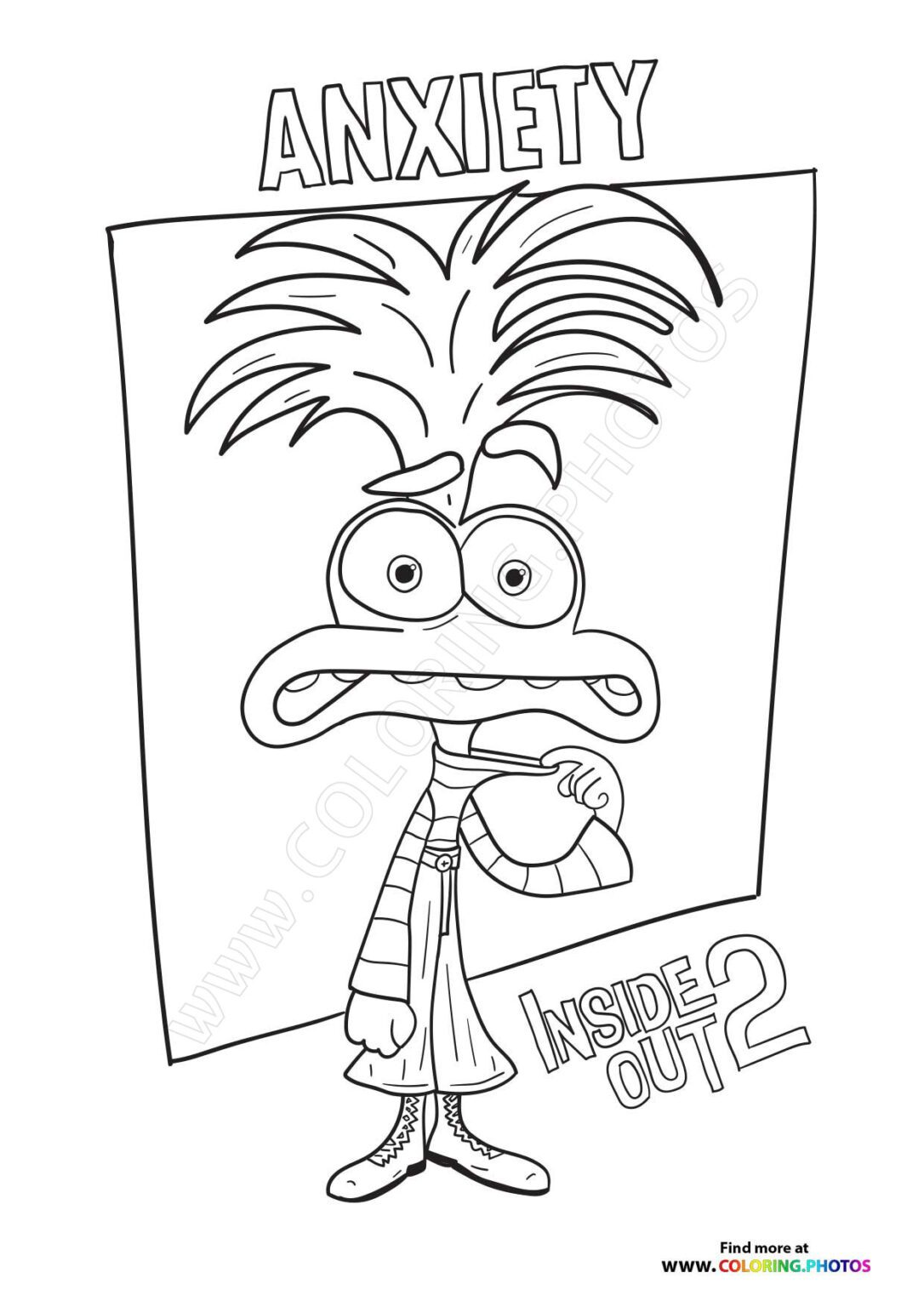 Anxiety Coloring Pages Anxiety Coloring Pages