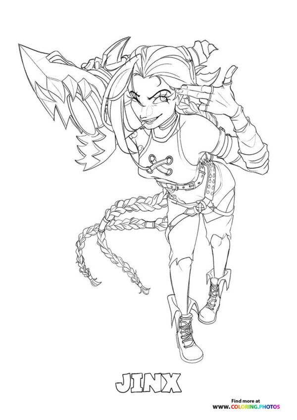 Arcane Jinx coloring page