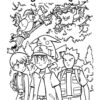 Ash, Misty and Brock - Pokemon coloring page