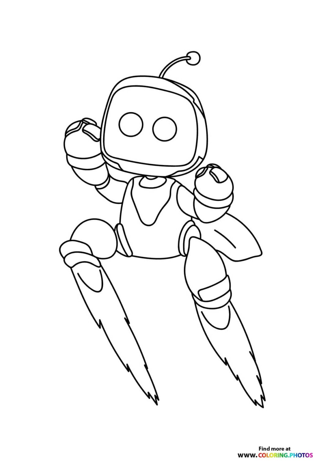 Astro Bot - Coloring Pages for kids
