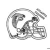 tlanta Falcons NFL helmet coloring page