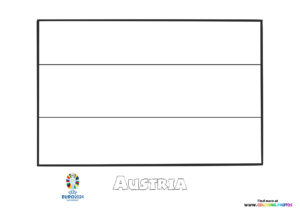 Austria flag Euro 2024