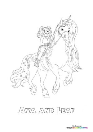 Ava and Leaf from Unicorn Academy