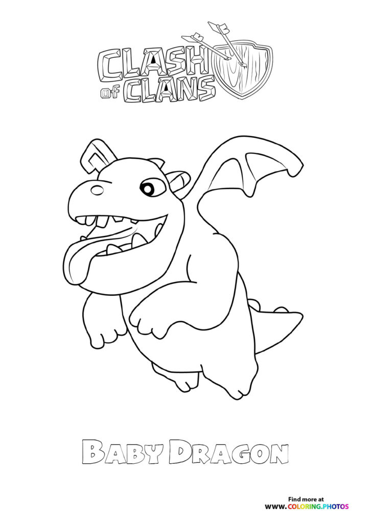 Clash of Clans - Coloring Pages for kids | 100% free print or download