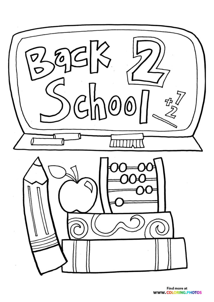 Back to School - Coloring Pages for kids | 100% free print or download