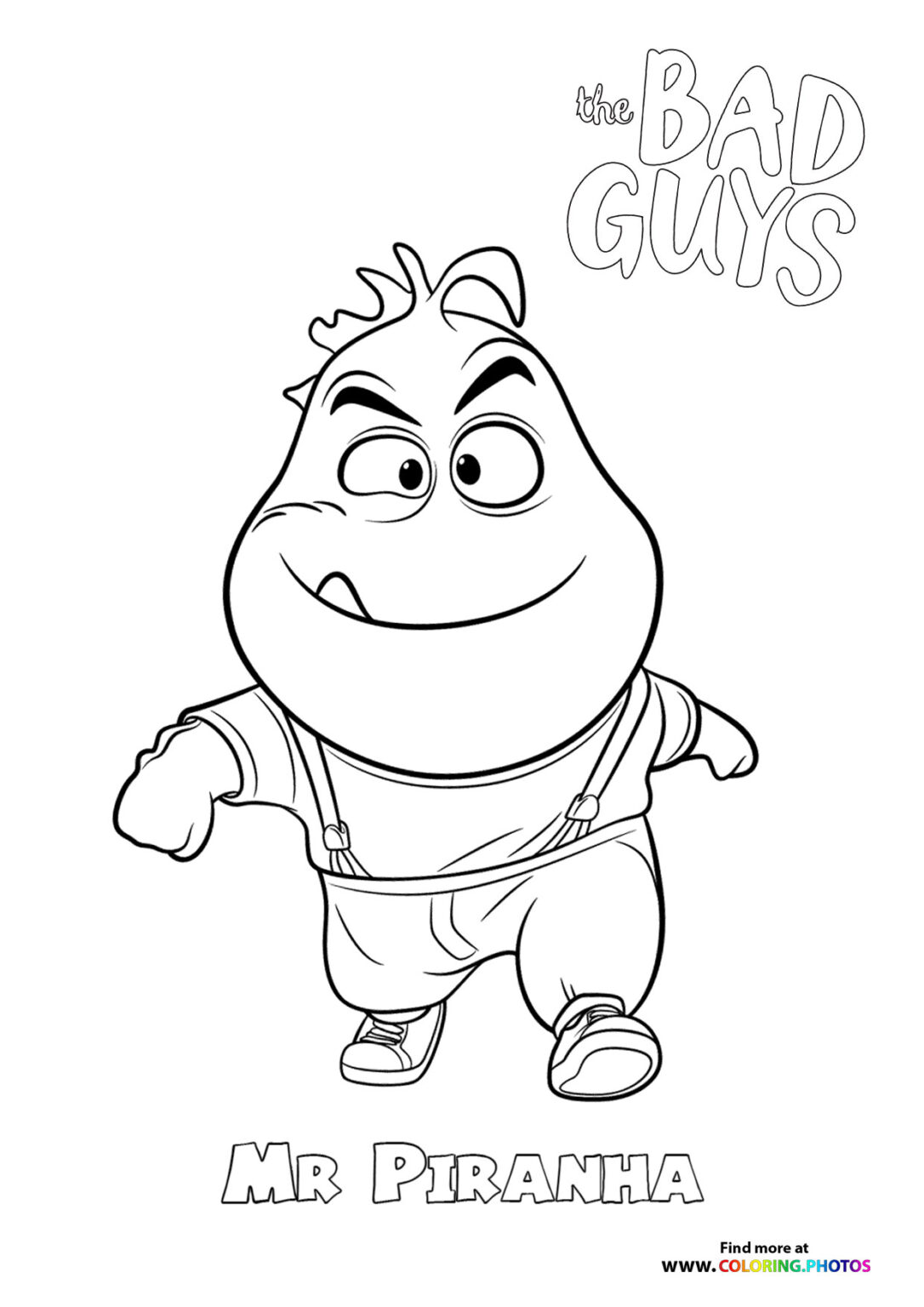 Dreamworks Bad Guys Coloring Pages Coloring Pages
