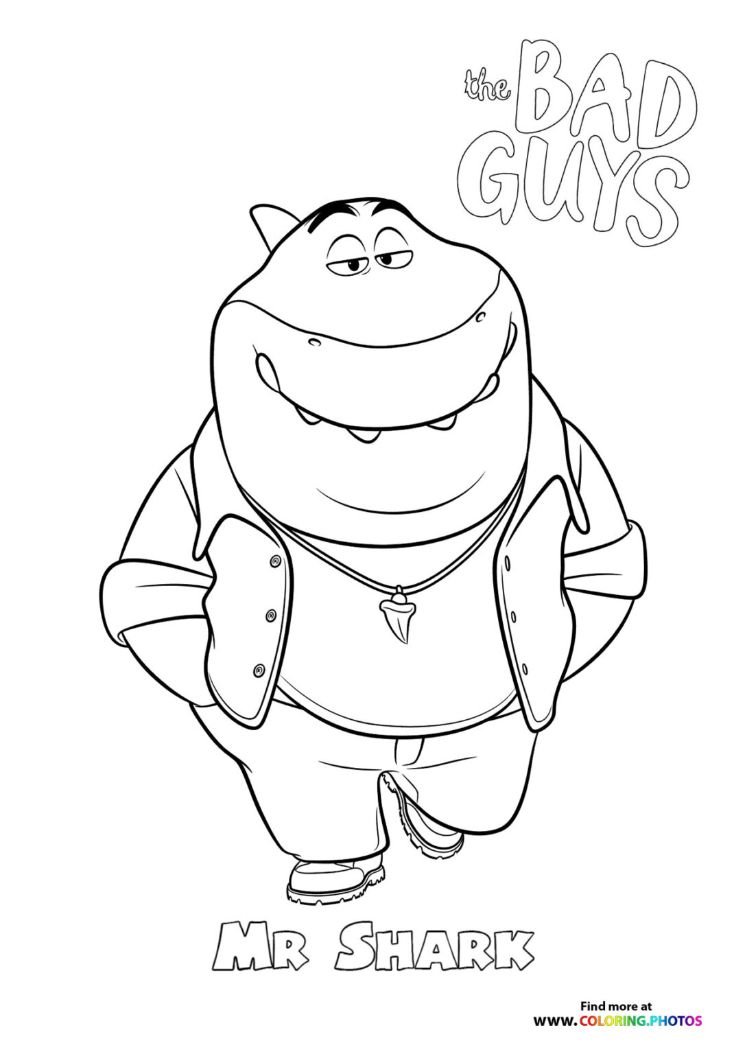 Bad guy mr snake - Coloring Pages for kids