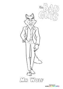 The Bad Guys - Coloring Pages for kids | Free and easy print or download