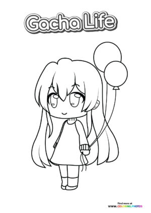 Balloon girl from Gacha Life