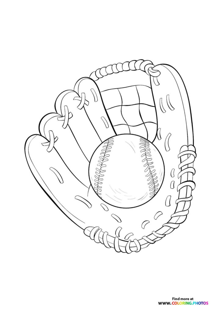 Baseball - Coloring Pages for kids | 100% free print or download