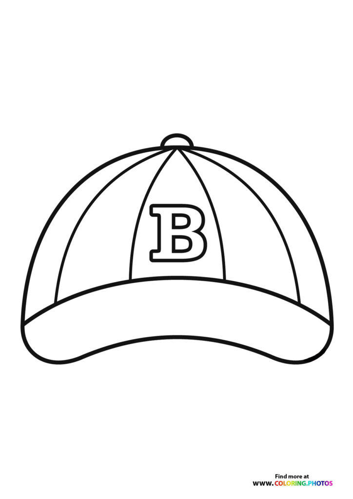 Baseball Cap with B Logo