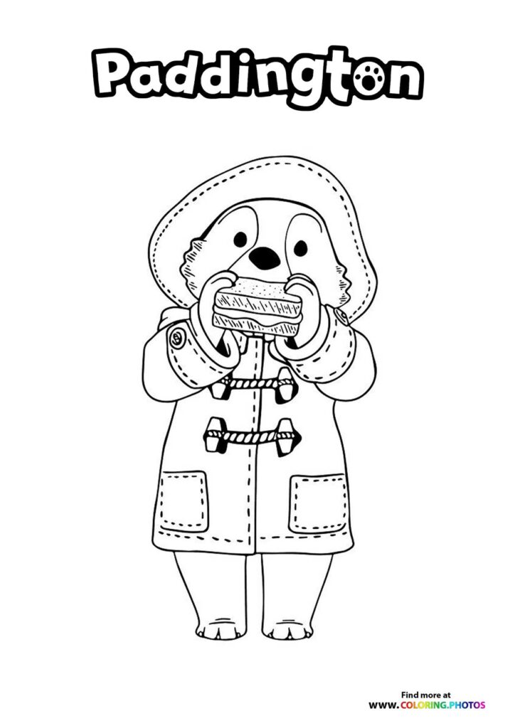 Paddington in Peru Coloring Pages for kids