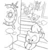 Bear cubs from Brave coloring page