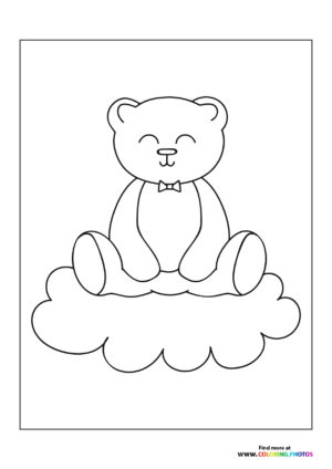 Bear on a cloud