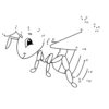 Bee flying dot the dots worksheet