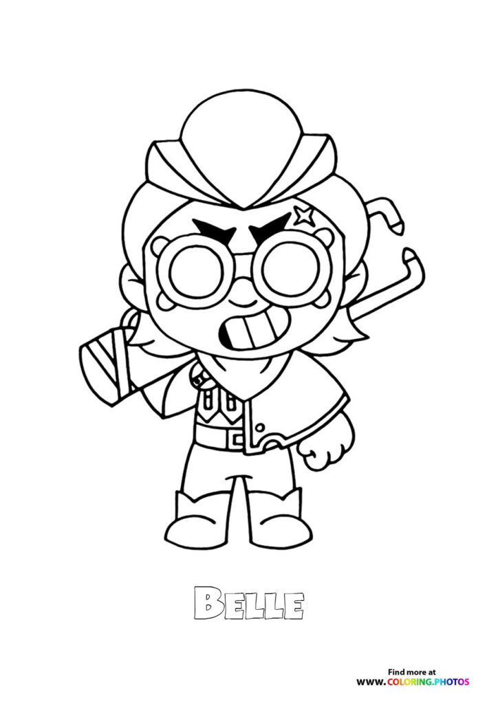 Brawl Stars - Coloring Pages for kids | 100% free print or download
