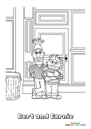 Bert and Earnie from Sesame street