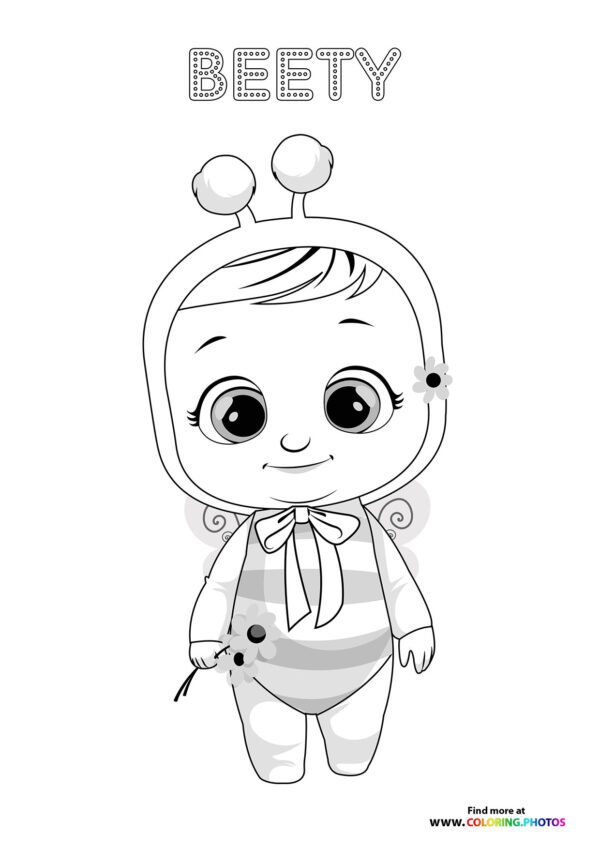 Beety - Cry Babies coloring page