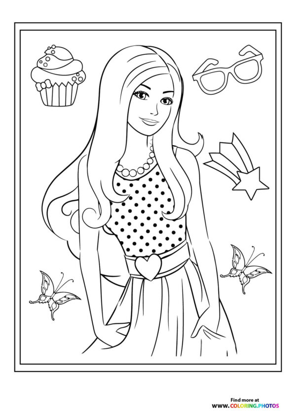 Fashion girls - Coloring Pages for kids | Free and easy print or download