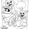 Bingo, Rolly and A.R.F coloring page