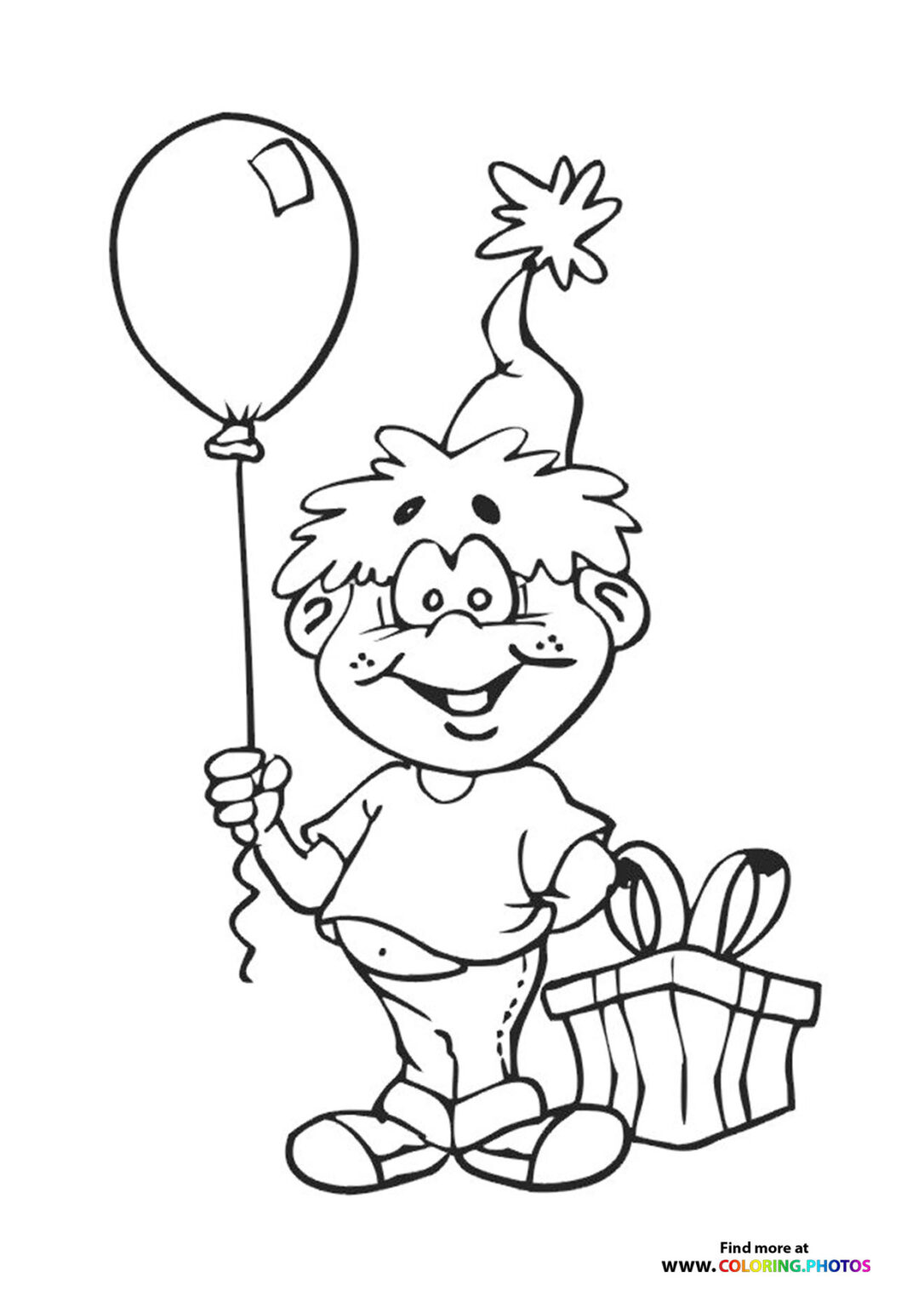 Happy Birthday - Coloring Pages for kids | Free and easy print or download