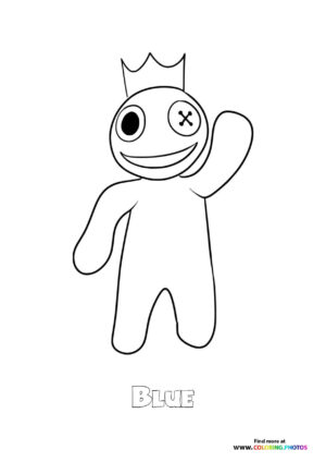 Blue from Rainbow Friends