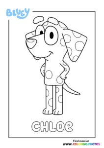 Bluey - Coloring Pages for kids | Free and easy print or download