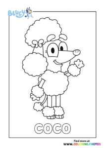 Bluey - Coloring Pages for kids